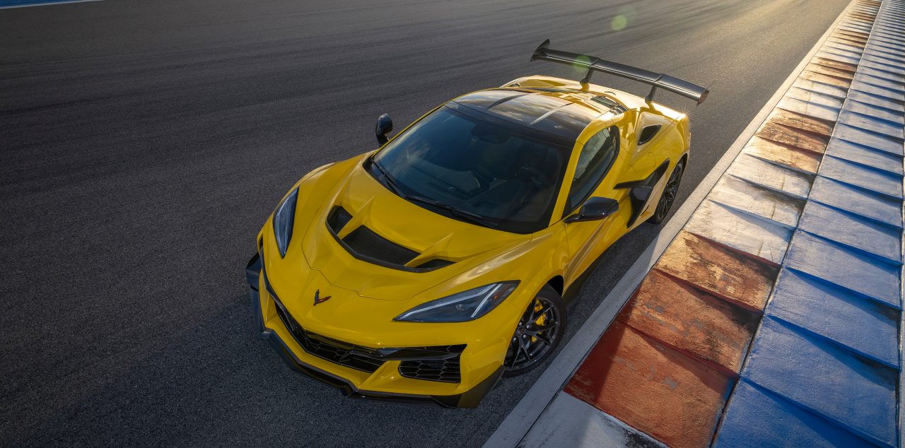 Yellow Corvette ZR1