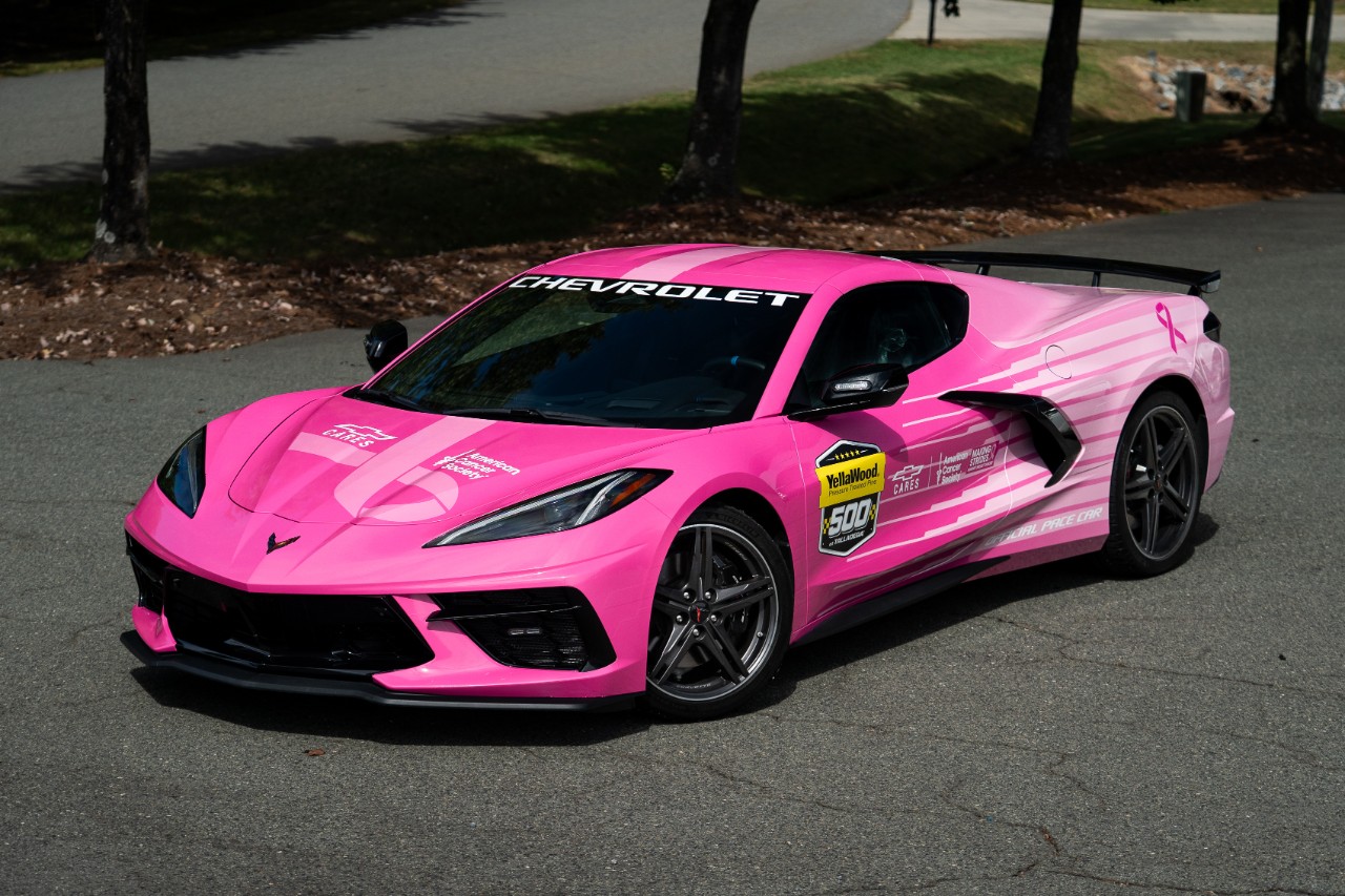 Pink Corvette Stingray pace car to highlight ‘Making Strides Against Breast Cancer’ campaign