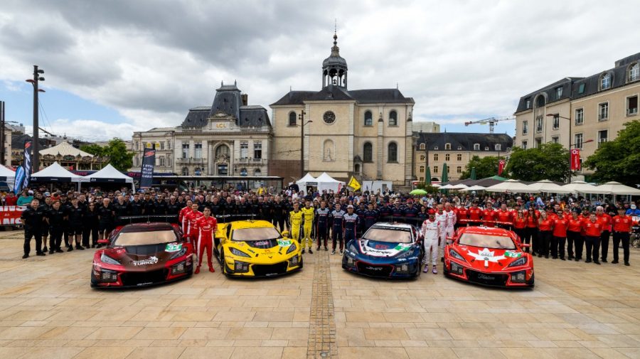 Corvette Racing at Le Mans Scrutineering