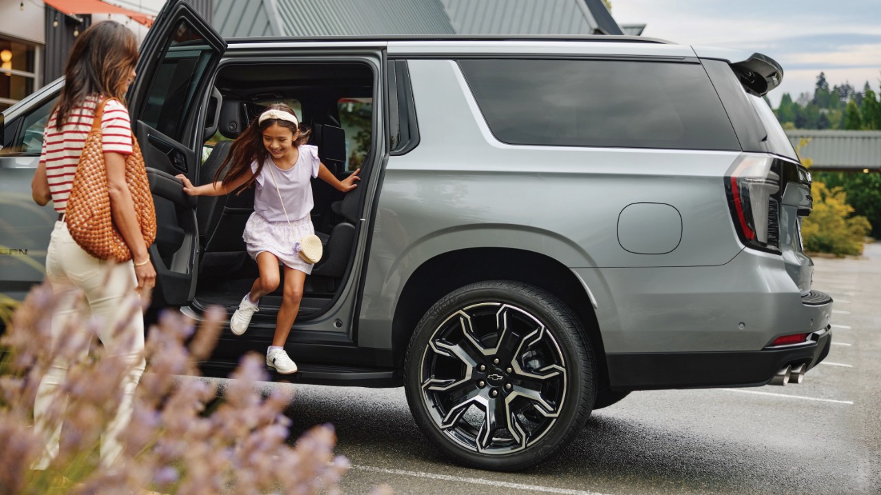 Chevrolet Suburban with family