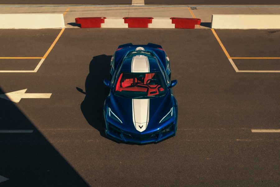 2027 Corvette Grand Sport in Admiral Blue Metallic